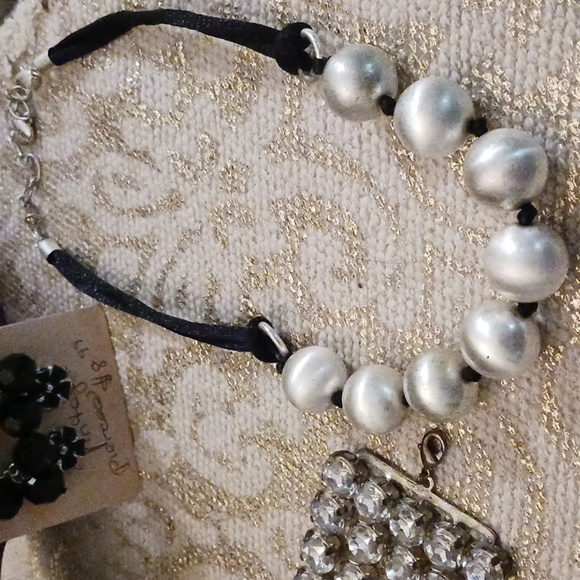 Black and silver Jewelry  set - Picture 2 of 16